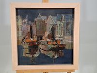 Schilderij, b. suringh, scheepjes - afbeelding 1 van  8