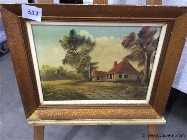 Schilderij boerderij - afbeelding 1 van  2