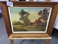 Schilderij boerderij - afbeelding 1 van  2