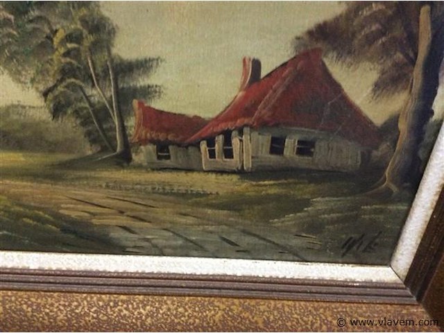 Schilderij boerderij - afbeelding 2 van  2