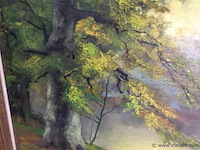 Schilderij bomen getekend - afbeelding 2 van  3