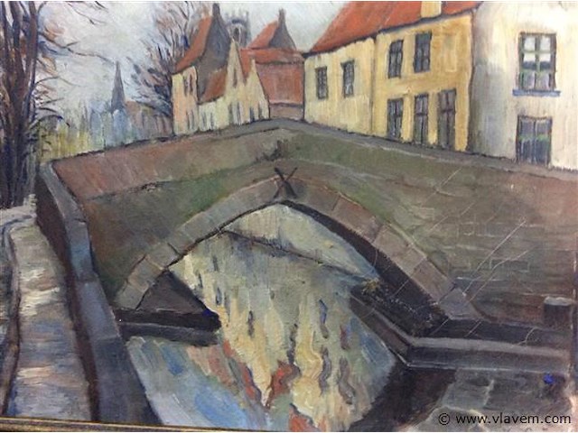 Schilderij brugge jonckheere - afbeelding 2 van  3