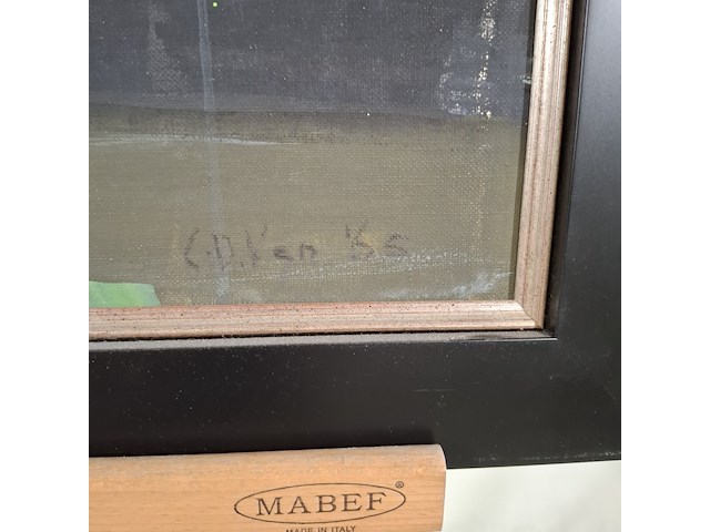 Schilderij, c.d. ven, haven ijmuiden, 1965 - afbeelding 5 van  7