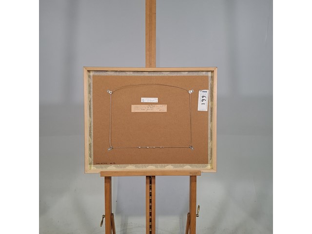 Schilderij, c.d. ven, haven ijmuiden, 1965 - afbeelding 6 van  7