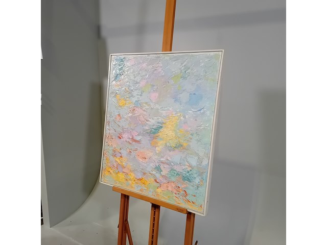 Schilderij, cees martens , sfeer ii, 1980 - afbeelding 3 van  7