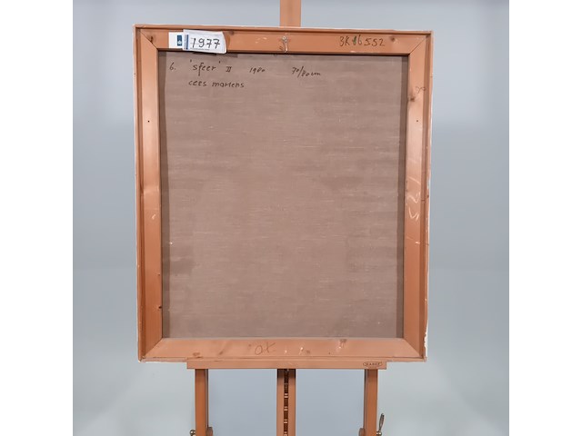 Schilderij, cees martens , sfeer ii, 1980 - afbeelding 6 van  7