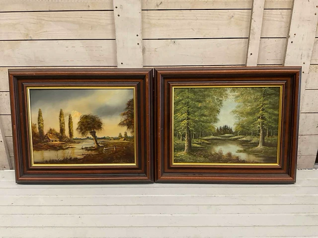 Schilderij ch.diemer (2x) - afbeelding 1 van  7