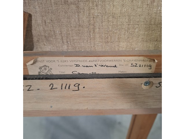 Schilderij, d. van het woud, canyellas petitas rosas i, 1963 - afbeelding 9 van  9