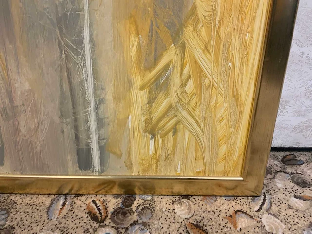 Schilderij dame in witte jurk - afbeelding 2 van  5