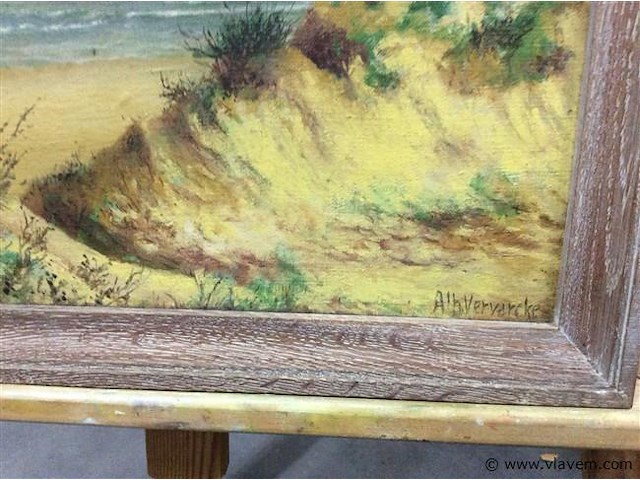 Schilderij duinlandschap getekend - afbeelding 2 van  2