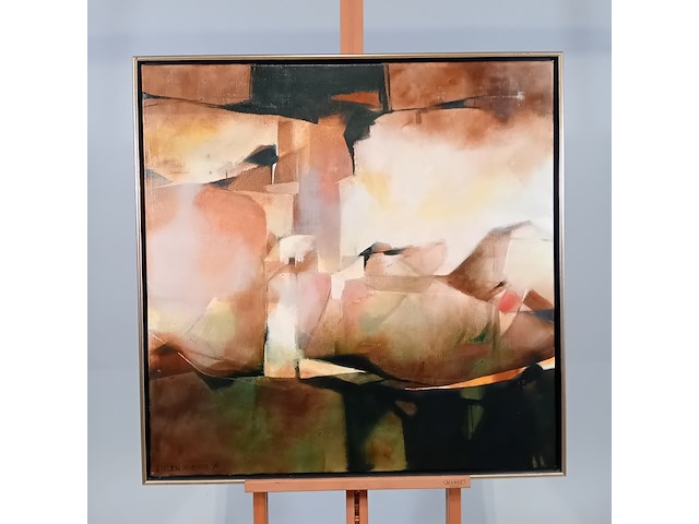 Schilderij, evelien scheffer, donker en licht, 1976 - afbeelding 1 van  8
