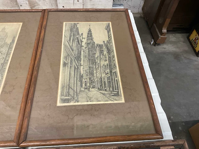Schilderij e.v.g rensburg-delft-amsterdam- (6x) - afbeelding 7 van  7