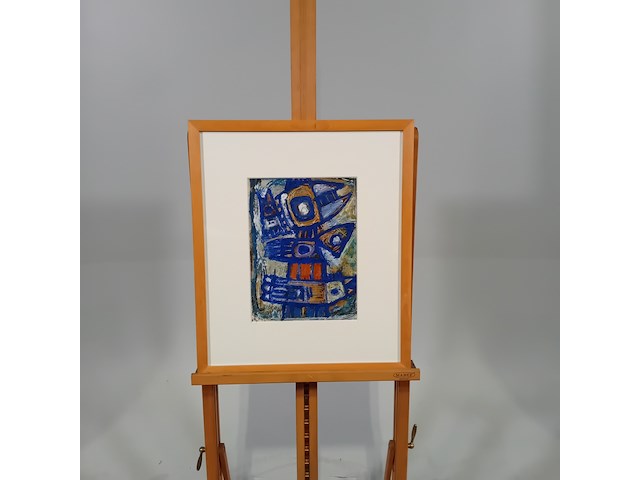 Schilderij, f. wierstra, wording, 1964 - afbeelding 1 van  8