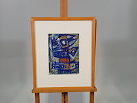 Schilderij, f. wierstra, wording, 1964 - afbeelding 1 van  8