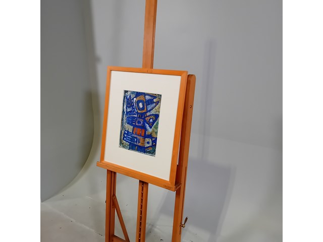 Schilderij, f. wierstra, wording, 1964 - afbeelding 3 van  8