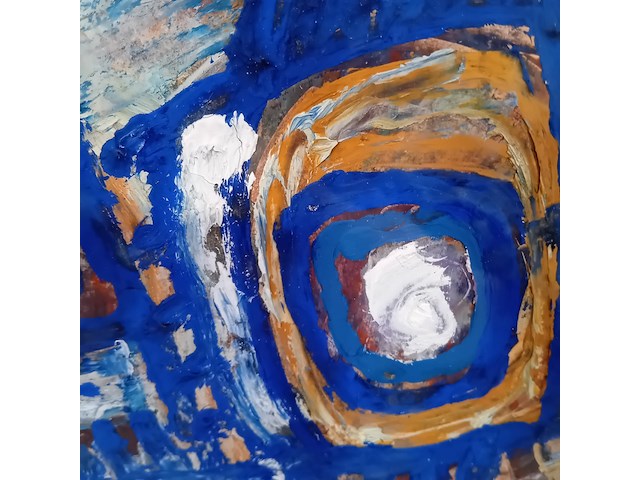 Schilderij, f. wierstra, wording, 1964 - afbeelding 4 van  8