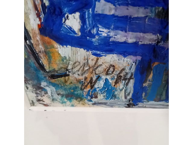 Schilderij, f. wierstra, wording, 1964 - afbeelding 6 van  8