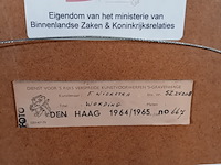 Schilderij, f. wierstra, wording, 1964 - afbeelding 8 van  8