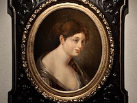 Schilderij franse school, mogelijk jean-baptiste greuze (1725-1805), 18e/19e eeuw - afbeelding 1 van  7