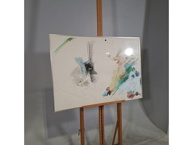 Schilderij, ger lataster, 1975 - afbeelding 2 van  6
