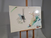 Schilderij, ger lataster, 1975 - afbeelding 2 van  6