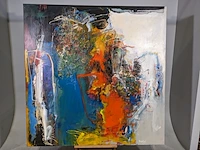 Schilderij, gesigneerd s.haitel - afbeelding 2 van  8