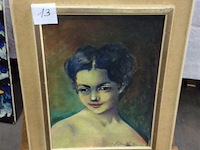 Schilderij getekend hamer - afbeelding 1 van  2