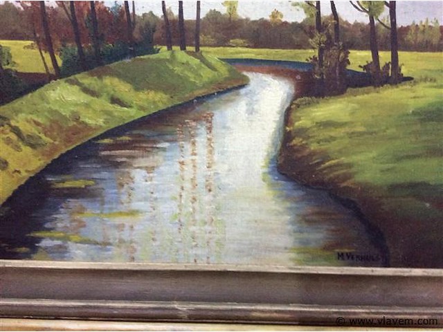 Schilderij getekend - afbeelding 2 van  2