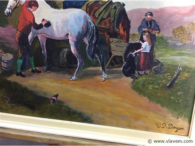 Schilderij getekend - afbeelding 2 van  2