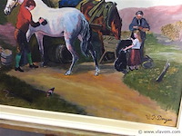 Schilderij getekend - afbeelding 2 van  2