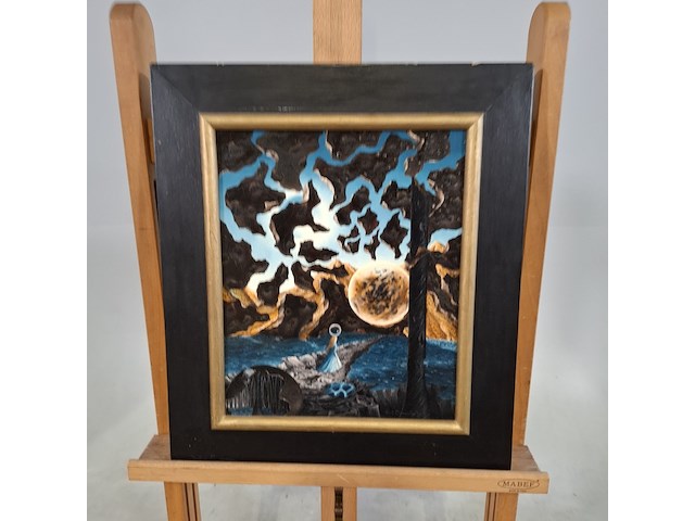 Schilderij, h. benschop, de verlichte voet reis - afbeelding 1 van  8