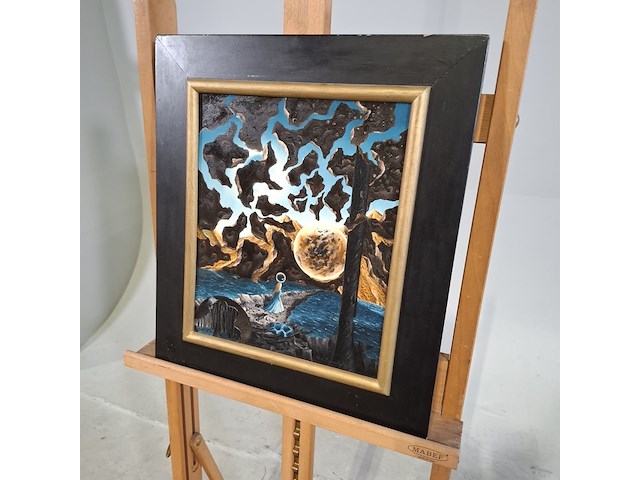 Schilderij, h. benschop, de verlichte voet reis - afbeelding 3 van  8