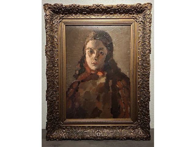 Schilderij, haagse school, schilderij, +/-1900 - afbeelding 1 van  7