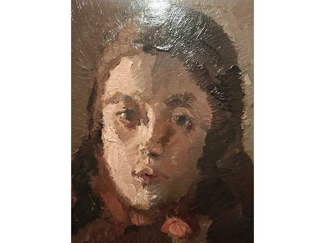Schilderij, haagse school, schilderij, +/-1900 - afbeelding 2 van  7