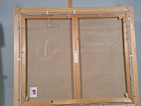 Schilderij, han rottevel, dansende vogel, 1983 - afbeelding 5 van  6