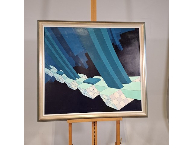 Schilderij, hans klaui, nr. 5 - afbeelding 1 van  6