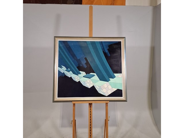 Schilderij, hans klaui, nr. 5 - afbeelding 2 van  6