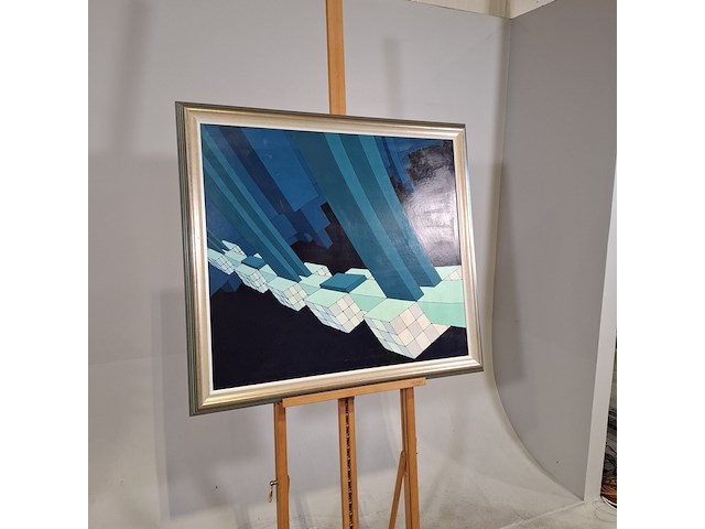 Schilderij, hans klaui, nr. 5 - afbeelding 3 van  6