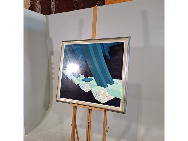 Schilderij, hans klaui, nr. 5 - afbeelding 4 van  6