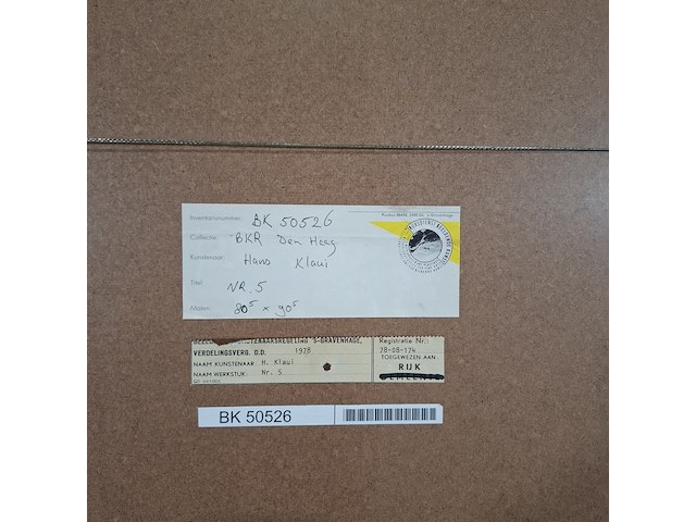 Schilderij, hans klaui, nr. 5 - afbeelding 6 van  6