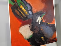 Schilderij, hans lie, compositie insekt, 1977 - afbeelding 2 van  8