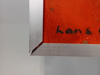 Schilderij, hans lie, compositie insekt, 1977 - afbeelding 6 van  8