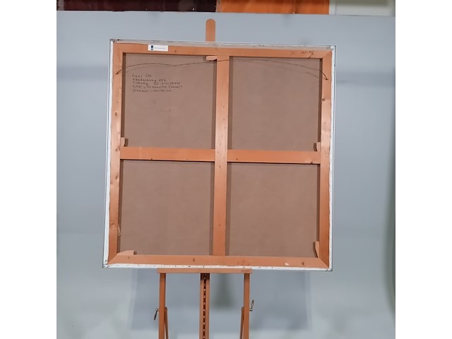 Schilderij, hans lie, compositie insekt, 1977 - afbeelding 7 van  8