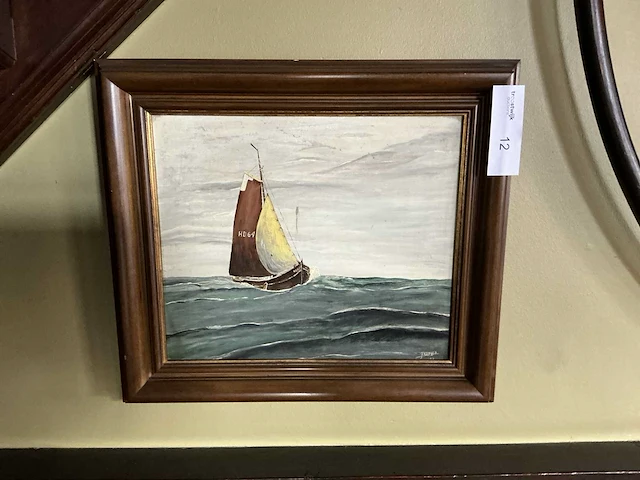 Schilderij, hd 64 zeilboot - afbeelding 1 van  3