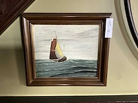 Schilderij, hd 64 zeilboot - afbeelding 1 van  3