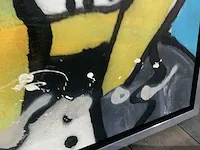 Schilderij herman brood ‘the scream’ gemengde techniek op doek - afbeelding 5 van  5