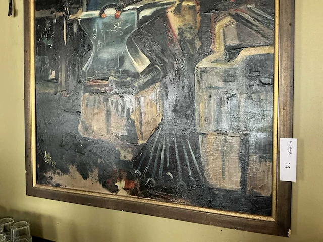 Schilderij, hoefsmid - afbeelding 2 van  4