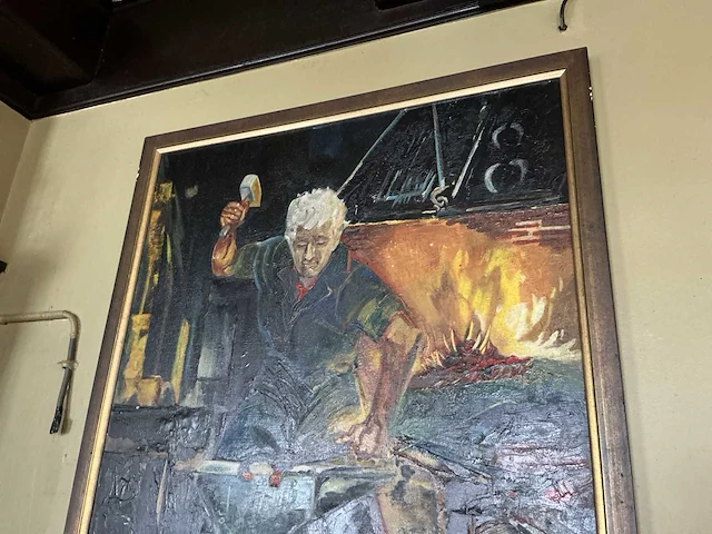 Schilderij, hoefsmid - afbeelding 3 van  4
