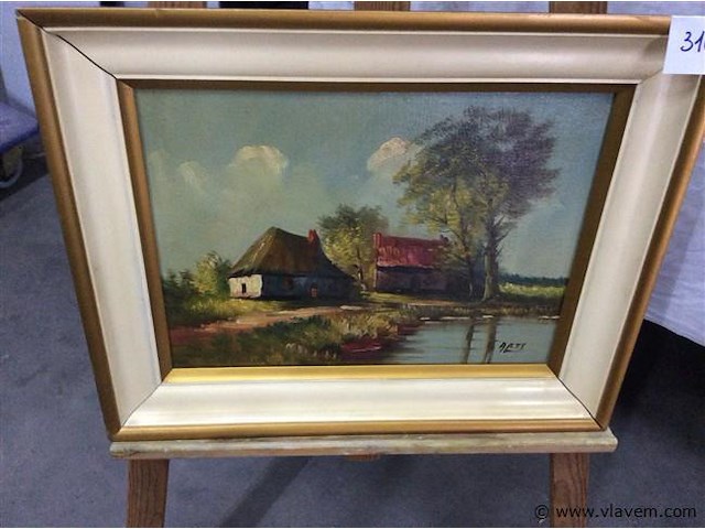 Schilderij hoeve - afbeelding 1 van  2