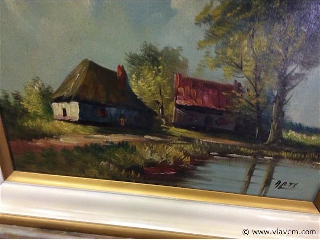 Schilderij hoeve - afbeelding 2 van  2